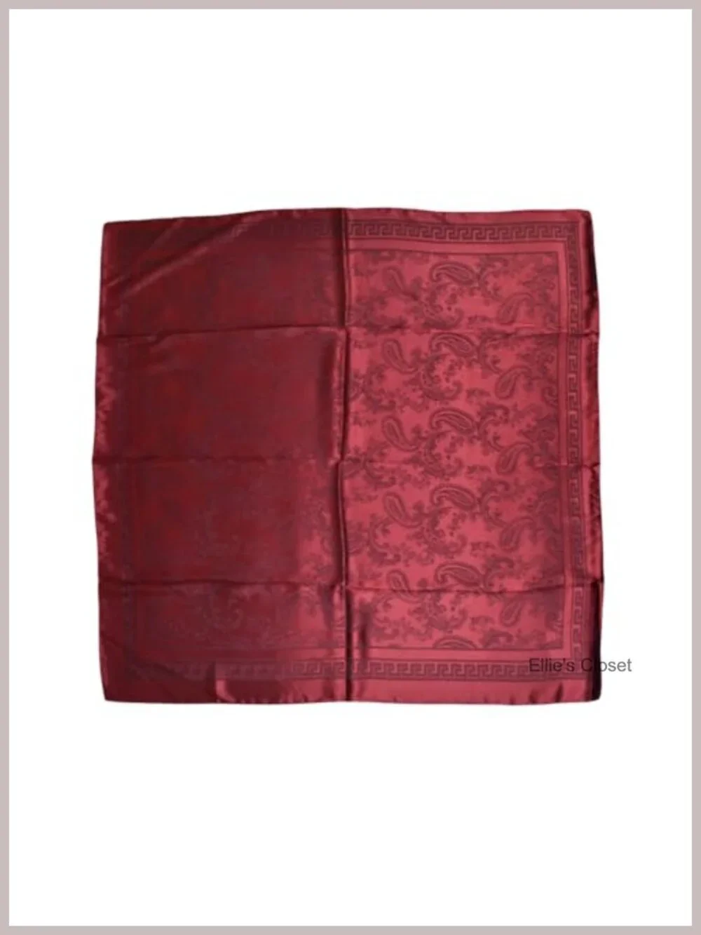 Silk Like Square Head Scarf for Women, 35x35 Inch, Polyester, Neck Scarf, Hair